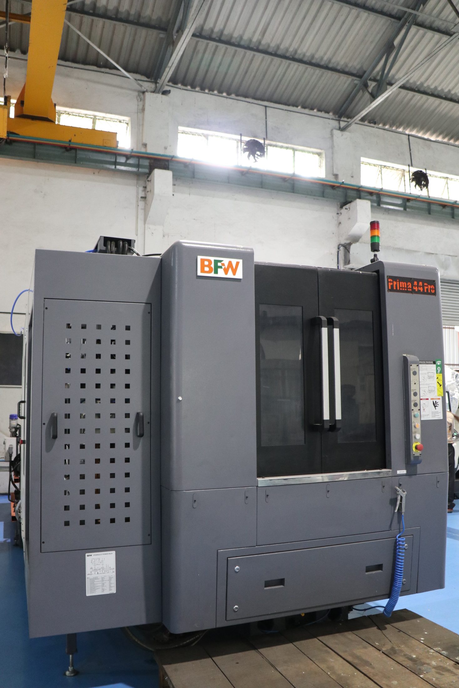 CNC machining centre installed at the Anicon plant