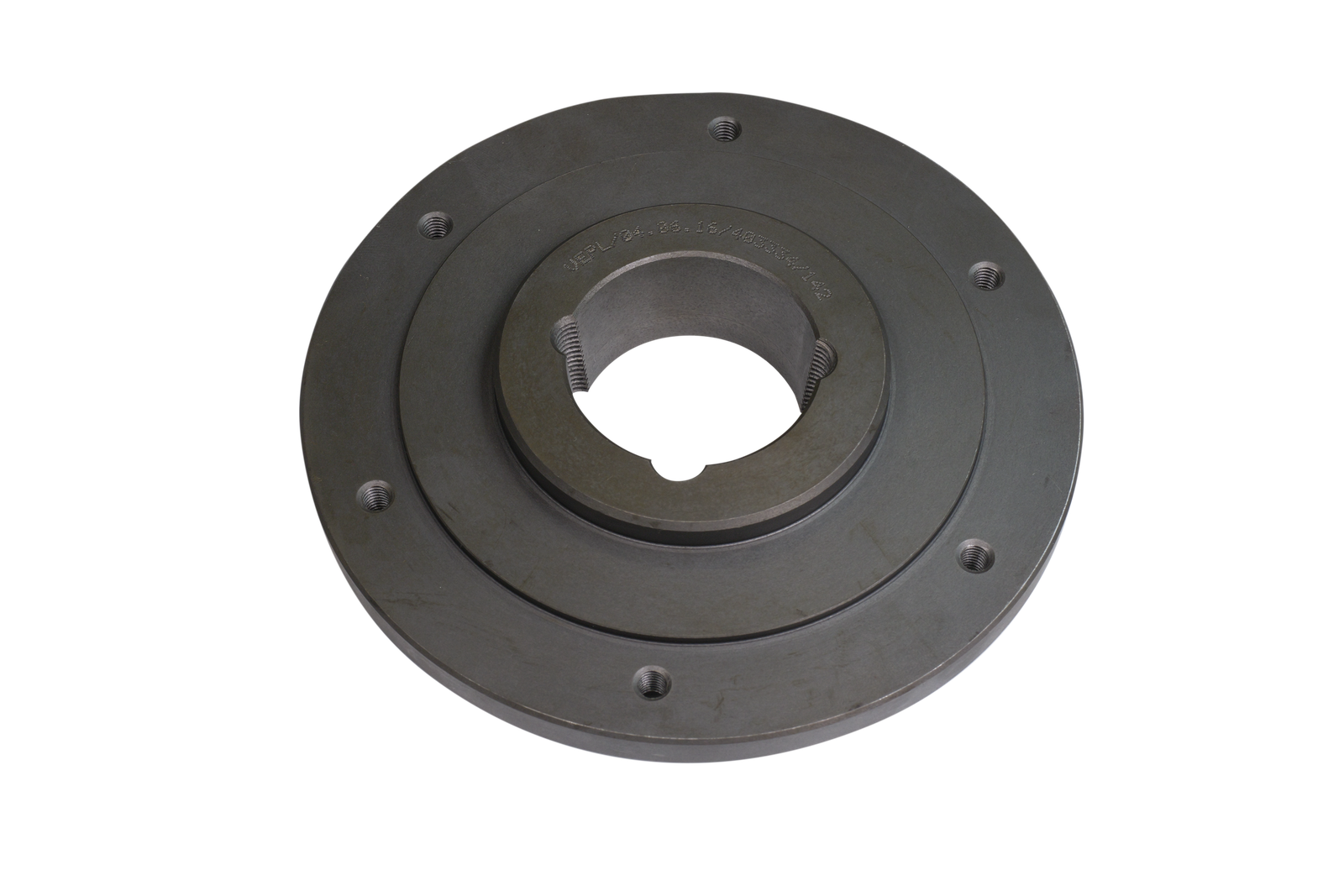 Turned and drilled flange with a faced sealing surface