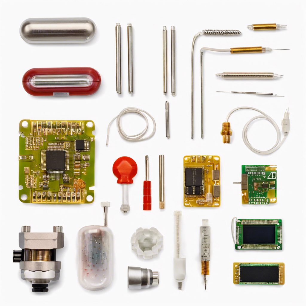 Electronic and instrumentation components sourced through the qualified vendor base